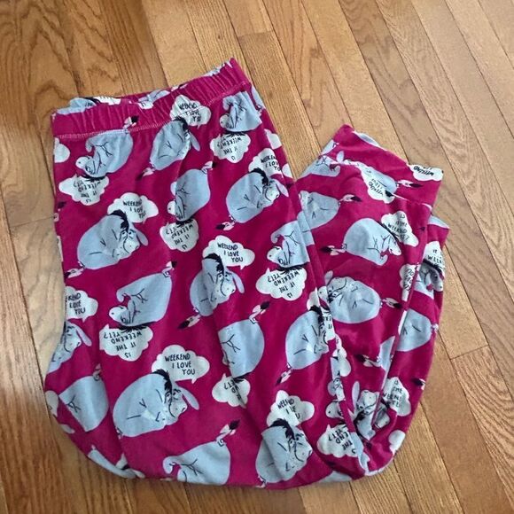 Eeyore Fleece Pajama Pants - Picture 1 of 2